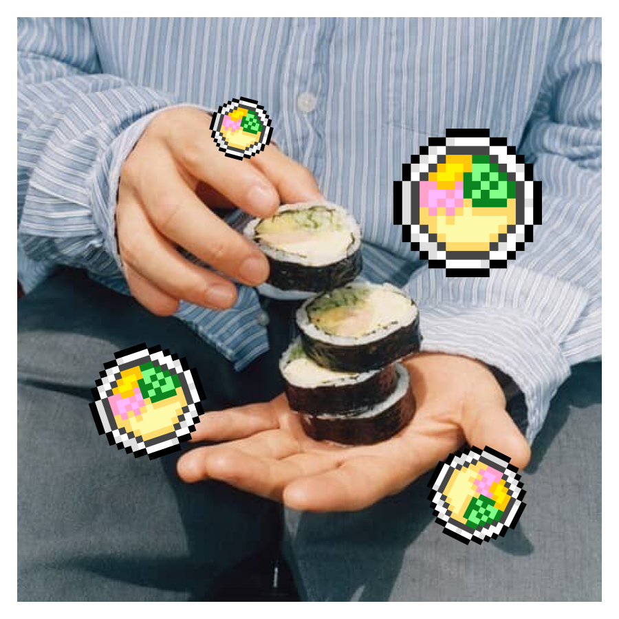 Gimbap character concept art